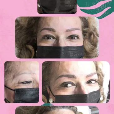 trucco semipermanente Biotek prima e dopo